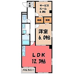 間取図画像 1SLDK