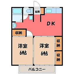 間取図画像 2DK