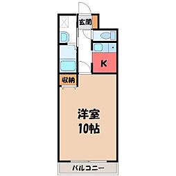 間取図画像 1K