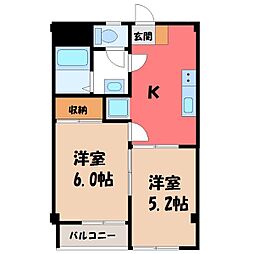 間取図画像 2K