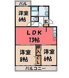 エバーグリーンフィールド 2階