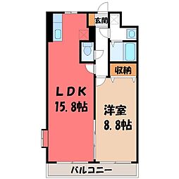 壱番館元今泉 4階/-