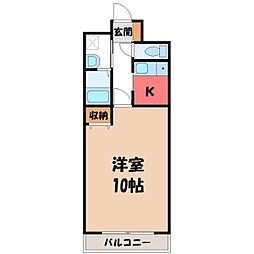 間取図画像 1K