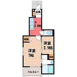東武宇都宮線 東武宇都宮駅 バス8分 中丸下車 徒歩6分