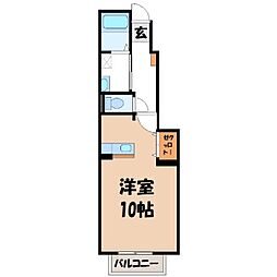 JR東北本線 雀宮駅 徒歩10分 1階/-