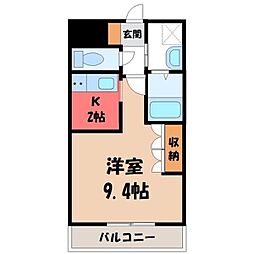 JR東北本線 氏家駅 3.3km 1階/-