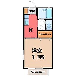 宇都宮芳賀ライトレール線 峰駅 徒歩10分 1階/-