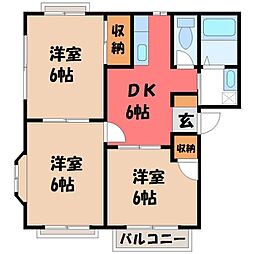 アーバンハイツ II 2階/-