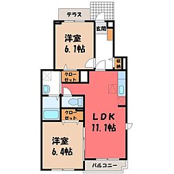東武宇都宮線 南宇都宮駅 徒歩13分