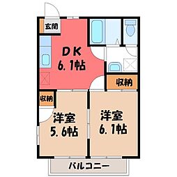 エムエムハイツ B 2階/-