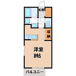 JR東北本線 岡本駅 3.6km 1階/-