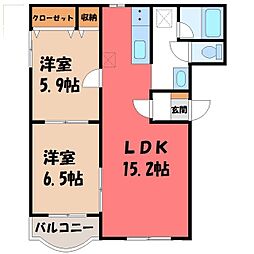 レジデンスクロスロード 2階/-