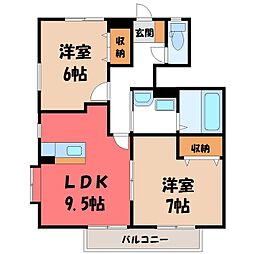 ソレアード・セレッソ H 1階/-
