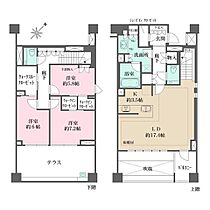 ザ・パークハウス中目黒プレイス  ｜ 東京都目黒区東山1丁目（賃貸マンション3LDK・地下1階・115.01㎡） その2