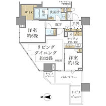 Brillia Tower 池袋 West  ｜ 東京都豊島区池袋3丁目（賃貸マンション2LDK・22階・64.14㎡） その2