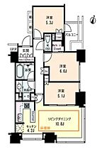 シティタワー九段下  ｜ 東京都千代田区飯田橋2丁目（賃貸マンション3LDK・7階・70.42㎡） その2