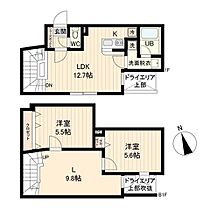 LiveFlat戸越  ｜ 東京都品川区戸越1丁目（賃貸マンション3LDK・地下1階・65.76㎡） その2