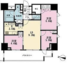 ブランズ代々木  ｜ 東京都渋谷区代々木1丁目（賃貸マンション3LDK・13階・66.65㎡） その2