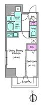 ドゥーエ入谷II  ｜ 東京都台東区入谷1丁目（賃貸マンション1LDK・5階・28.43㎡） その2