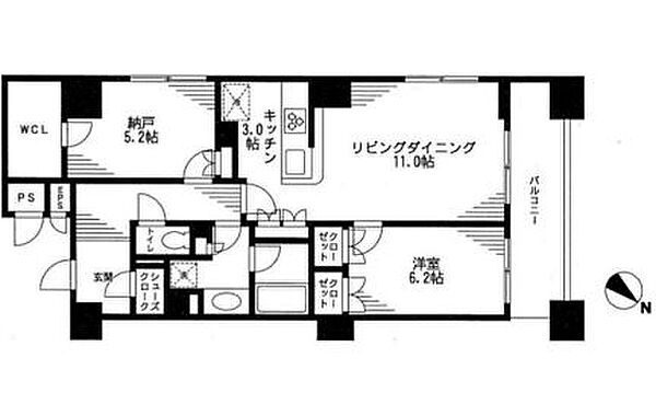 レジディア日本橋馬喰町 ｜東京都中央区日本橋馬喰町1丁目(賃貸マンション1SLDK・7階・64.50㎡)の写真 その2