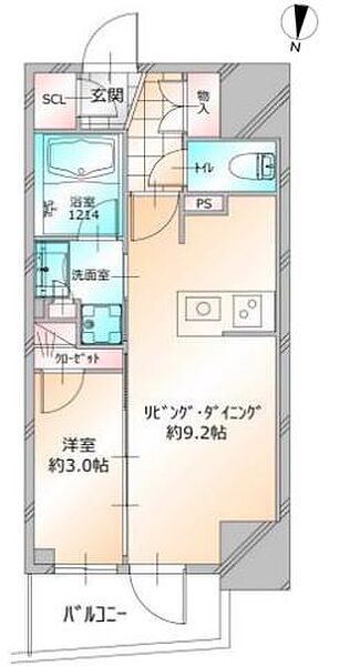 グランリビオ千代田平河町 ｜東京都千代田区平河町1丁目(賃貸マンション1LDK・6階・32.60㎡)の写真 その2