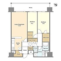 BPRレジデンス三田伊皿子坂  ｜ 東京都港区三田4丁目（賃貸マンション2LDK・9階・82.08㎡） その2