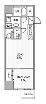 アーバンフラッツ池袋プレミアム  ｜ 東京都豊島区西池袋1丁目（賃貸マンション1LDK・21階・36.49㎡） その2