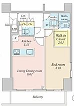 プラウドフラット神楽坂II  ｜ 東京都新宿区山吹町（賃貸マンション1LDK・8階・49.98㎡） その2