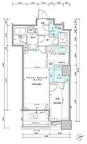 パークタワー勝どきサウス  ｜ 東京都中央区勝どき4丁目（賃貸マンション1LDK・16階・50.66㎡） その2