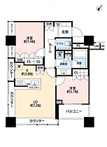 ザ・ヒルトップタワー高輪台  ｜ 東京都港区高輪3丁目（賃貸マンション2LDK・8階・66.44㎡） その2