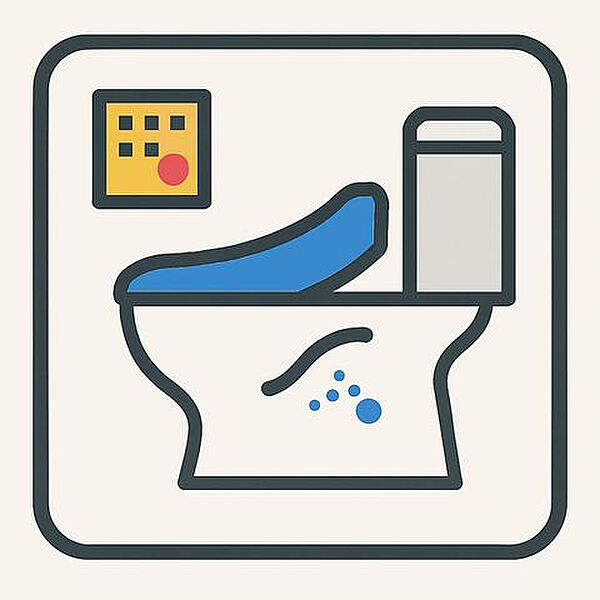 トイレを拡大表示