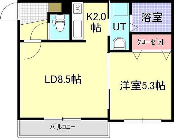 A ボンド桑園　弐番館 105｜北海道札幌市中央区北十二条西17丁目(賃貸マンション1LDK・1階・37.00㎡)の写真 その3