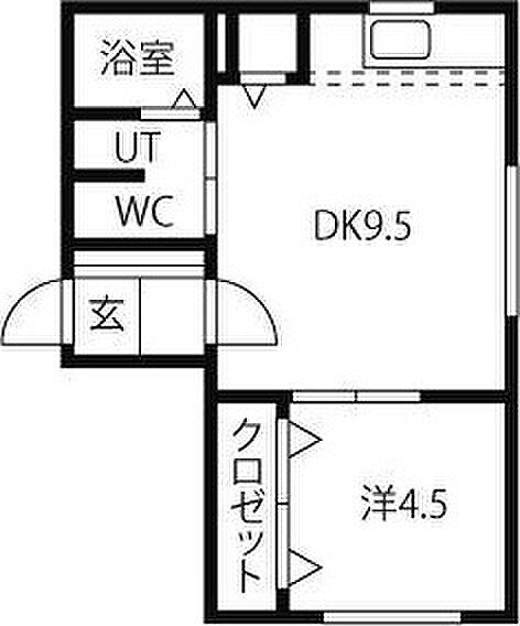 takara north duo 307｜北海道札幌市北区北二十六条西3丁目(賃貸マンション1LDK・3階・30.00㎡)の写真 その2