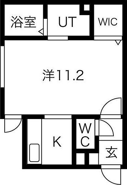 オハナS6W10 401｜北海道札幌市中央区南六条西10丁目(賃貸マンション1K・4階・28.20㎡)の写真 その2