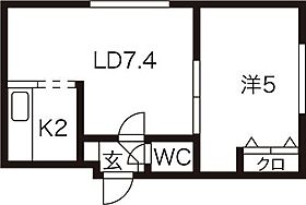 ルクル　21 403 ｜ 北海道札幌市北区北二十一条西2丁目2-41（賃貸マンション1LDK・4階・27.30㎡） その2