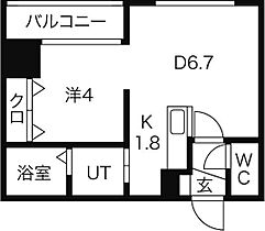 レジデンスタワー札幌 1303 ｜ 北海道札幌市東区北八条東1丁目2-6（賃貸マンション1DK・13階・29.80㎡） その2