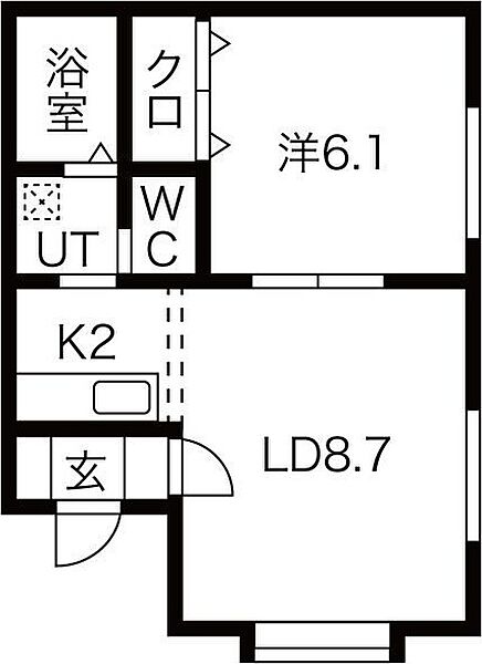 エクシード南15条 203｜北海道札幌市中央区南十五条西9丁目(賃貸アパート1LDK・2階・36.22㎡)の写真 その2