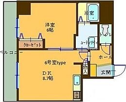 サンコート南6条 弐番館 406 ｜ 北海道札幌市中央区南六条東2丁目6-5（賃貸マンション1DK・4階・34.95㎡） その2