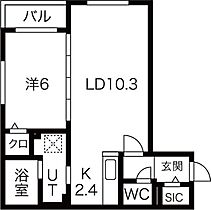 クラリス平岸II 302 ｜ 北海道札幌市豊平区平岸二条3丁目4-5（賃貸マンション1LDK・3階・42.35㎡） その2