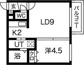 フェリーチェ学園前 403 ｜ 北海道札幌市豊平区旭町3丁目3-14（賃貸マンション1LDK・4階・33.06㎡） その2