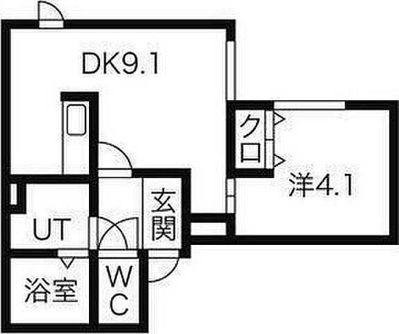 ゼスティ大通り 403｜北海道札幌市中央区大通西17丁目(賃貸マンション1LDK・4階・31.22㎡)の写真 その2