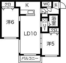 アルシオーネS12 102 ｜ 北海道札幌市中央区南十二条西23丁目3-8（賃貸マンション2LDK・1階・51.06㎡） その2