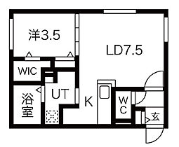 ロイヤルガーデン北6条 202 ｜ 北海道札幌市中央区北六条西21丁目2-10（賃貸マンション1LDK・2階・32.28㎡） その2