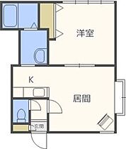 セラヴィ13.8 103 ｜ 北海道札幌市中央区南十三条西8丁目1-40（賃貸アパート1LDK・2階・32.17㎡） その2