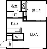 AURA(アウラ) 102 ｜ 北海道札幌市豊平区美園四条8丁目1-24（賃貸マンション1LDK・1階・32.24㎡） その1