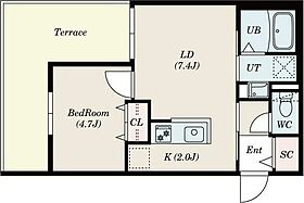 S-RESIDENCE南郷North 103 ｜ 北海道札幌市白石区南郷通7丁目南5-11（賃貸マンション1LDK・1階・33.05㎡） その2