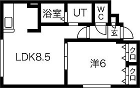 クリアーフィールド 303 ｜ 北海道札幌市東区北十条東10丁目3-10（賃貸マンション1LDK・3階・36.74㎡） その2