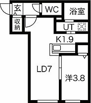 ONE STAGE二十四軒 403 ｜ 北海道札幌市西区二十四軒一条6丁目10-14（賃貸マンション1LDK・4階・30.40㎡） その2