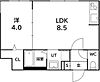 ラフィーネ南郷通2階5.4万円