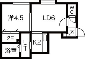 エルムーン月寒中央 106 ｜ 北海道札幌市豊平区月寒西一条6丁目1-22（賃貸アパート1LDK・2階・28.00㎡） その2